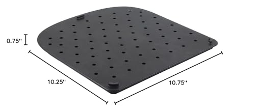 نيو ويف لوحة شواية/شواية غير لاصقة من Nuwave لمقلاة الهواء الرقمية Brio NuWave 14qt و15.5qt - مثالية للشوي الداخلي المتوافقة مع مقالي NuWave Brio الهوائية فقط - Image 4